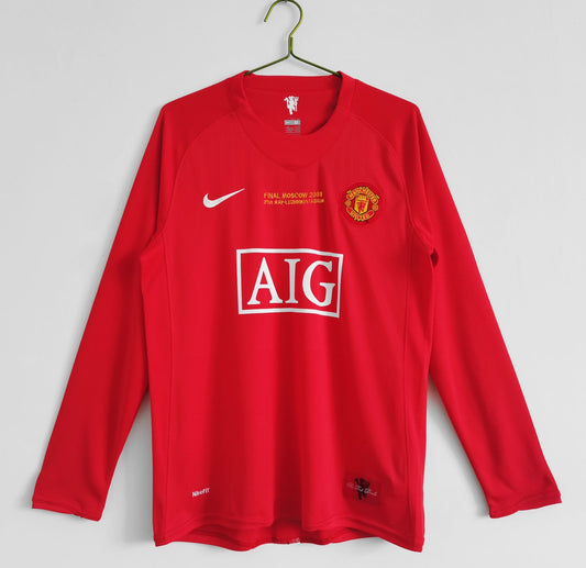 Retro 2007/08 Man United Home kit