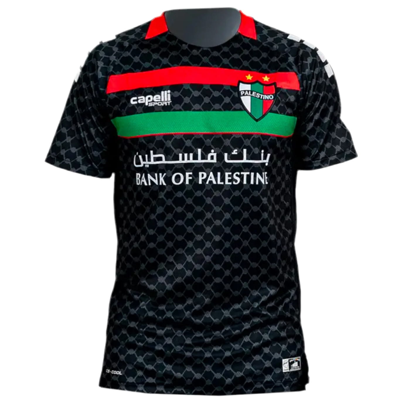 Palestino Chile Black Home Football Shirt 2025 / 2026
